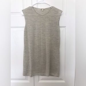 Elegant Hermes Cotton & Silk Fine Gauge Sleeveless Top sized 38